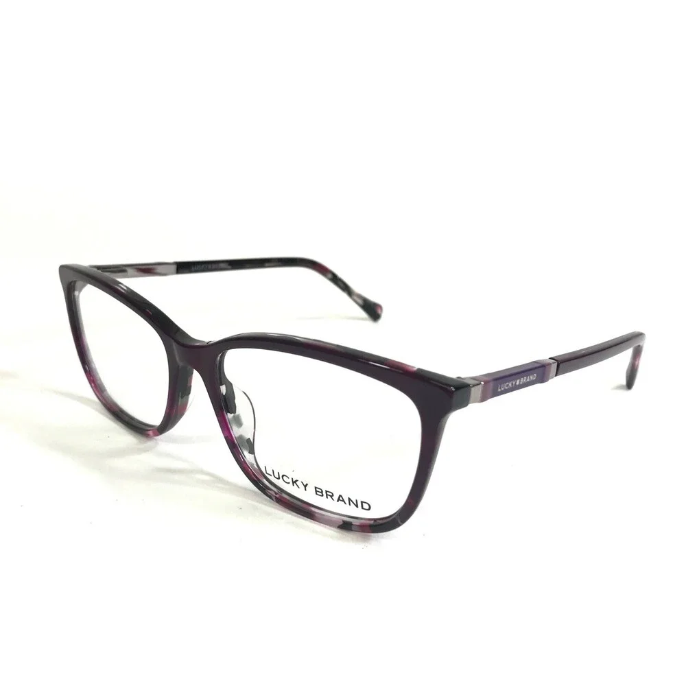 Lucky Brand Eyeglasses Frames D225 PURPLE Tortoise Cat Eye Full Rim 54-16-140